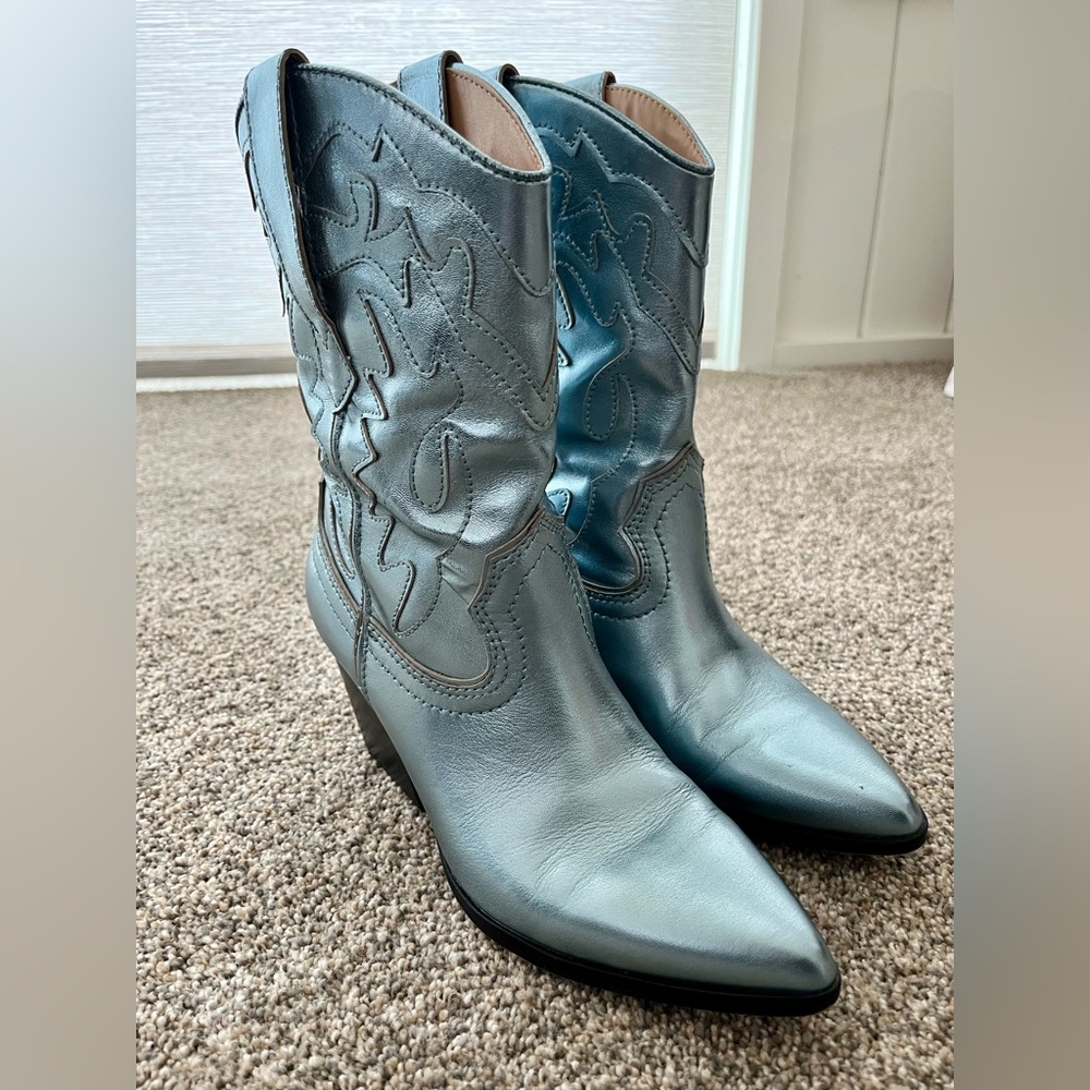 Dolce Vita Blue Cowboy Boots😍